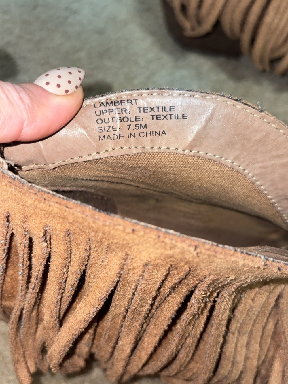 Coconuts by Matisse Tan Suede Fringe Ankle Booties - Picture 5 of 6